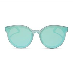DIFF Sunglasses— Gemma Aquatic Awe + Aquatic Awe Mirror Sunglasses BNIB